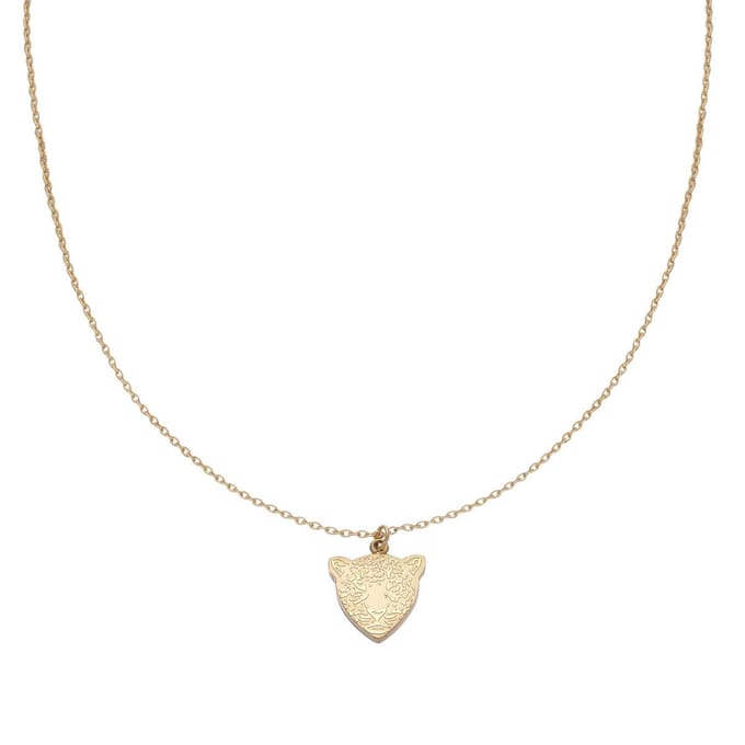 Yehwang Ketting panterkop goud