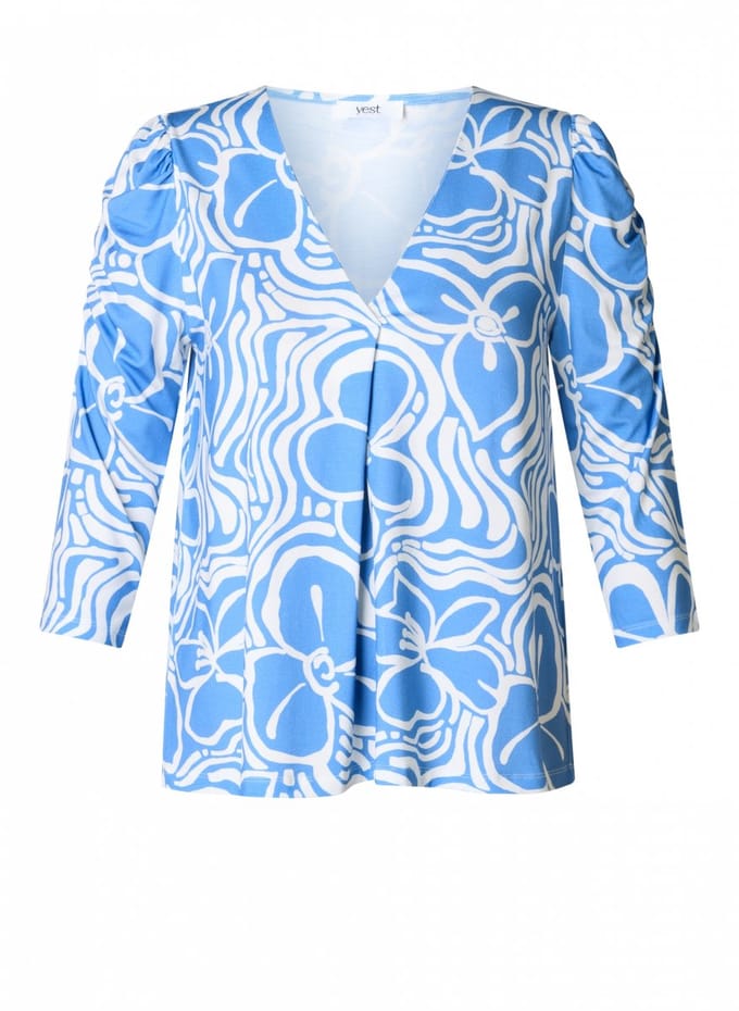YEST Inna - Uniform Blue/Off Whi - maat 48