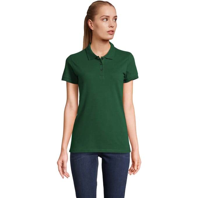 SOLS Dames/Dames Perfect Poloshirt (Fles groen)
