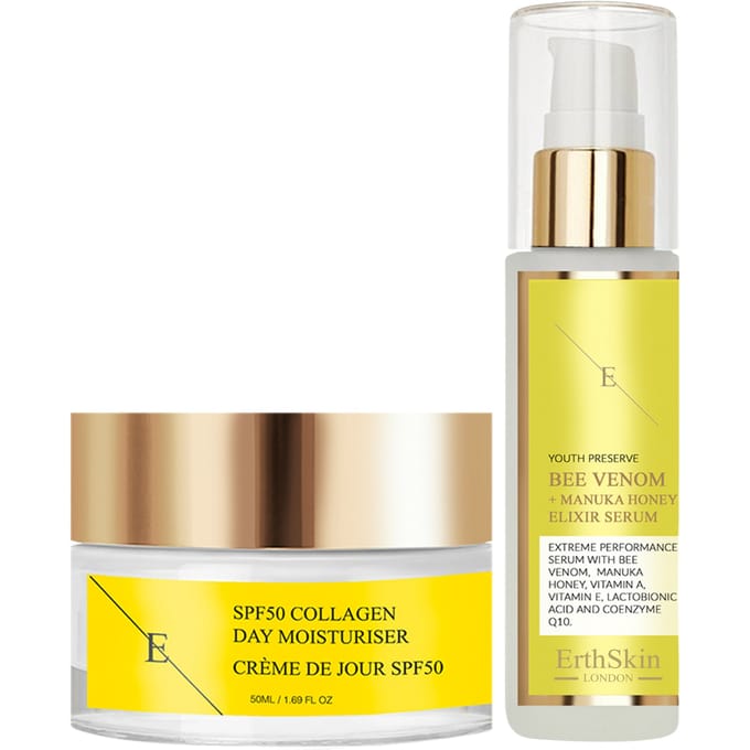 ErthSkin London Bijengif + Manuka Honing Elixir Serum SPF COLLAGEEN DAGCRÈME 1