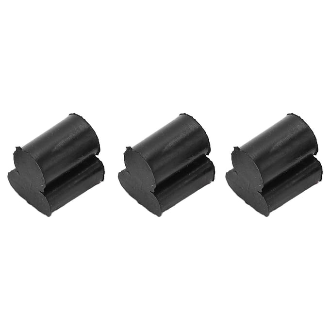 3 stuks Ventielrotor Bumper Rubber Buffer Stop Instrument Accessoire Set Kit voor Hoorn gray