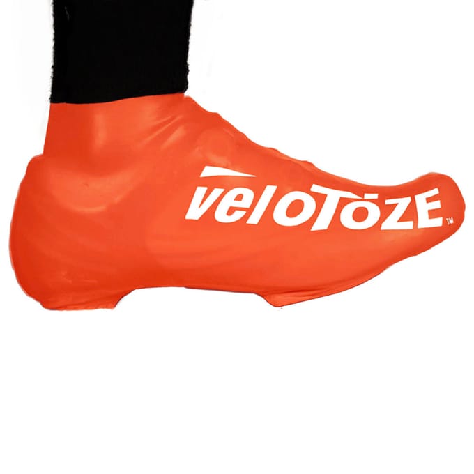 veloToze Short Shoe Cover/Road - Viz- Orange -  Small/Medium - Overschoenen