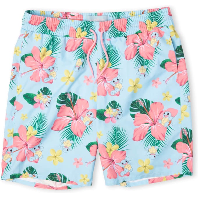 Pokémon Squirtle Swim Shorts - Blue - L