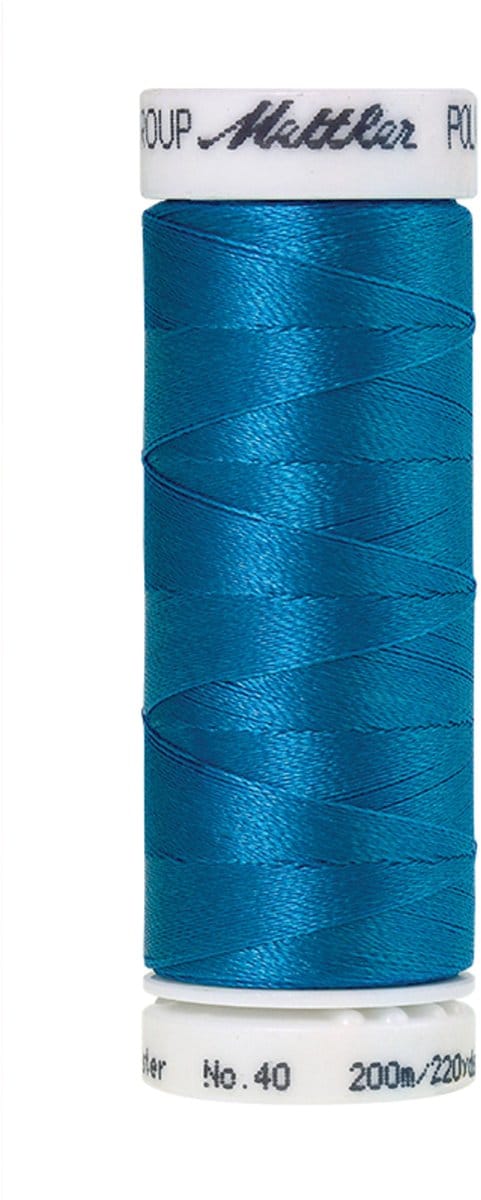 Mettler borduurgaren - Blauw - Nr 3906 - Polysheen - 200 meter