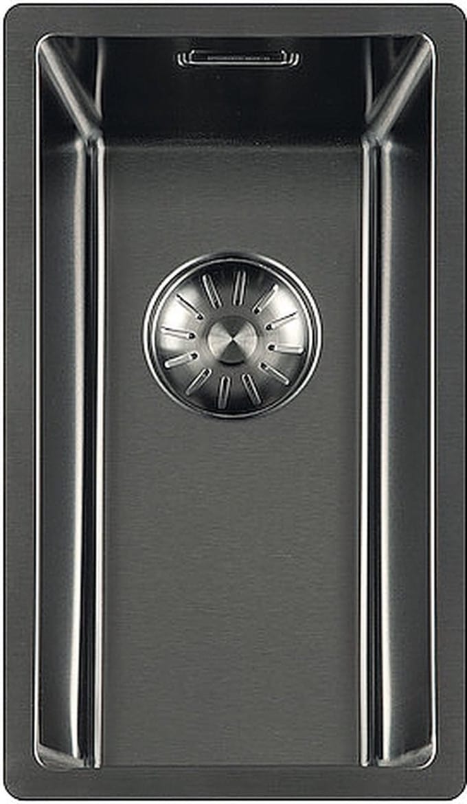 Lorreine Royal series spoelbak 17x40cm gun metal