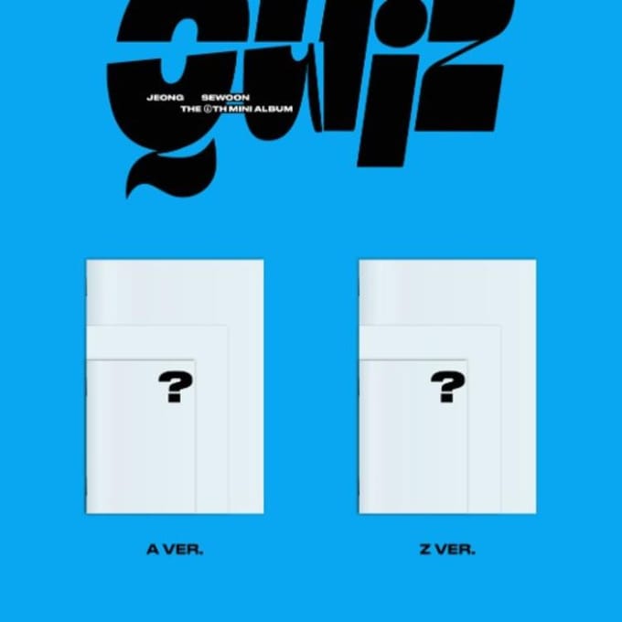 Jeong Sewoon 6e mini-album QUIZ Random Ver white