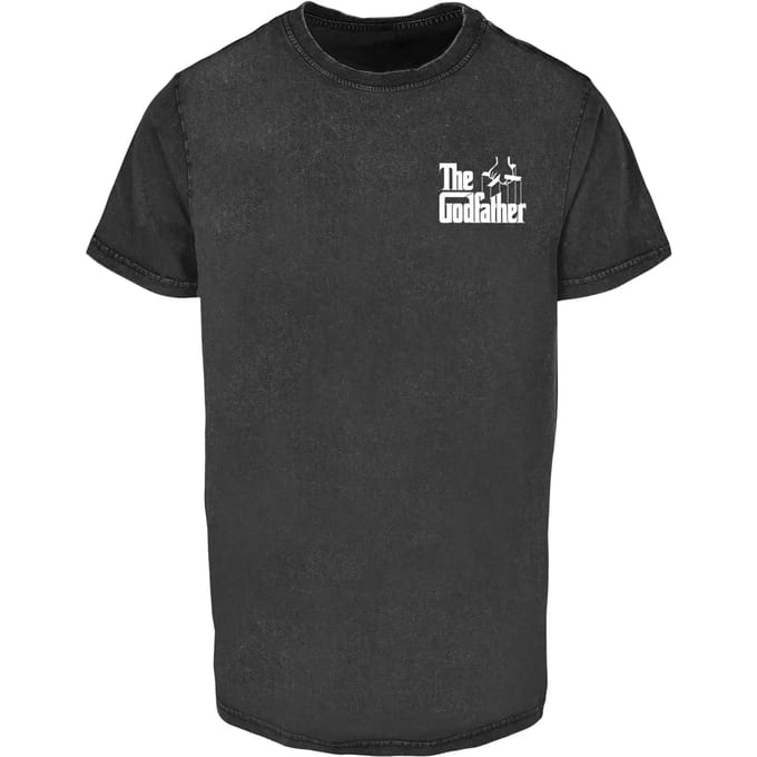 Merchcode The Godfather - Vito Heren Tshirt - L - Zwart