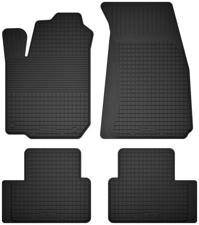 Wielganizator BasicProtect Serie - Rubber Automatten - 2019- Renault Clio V - 4 Stuks