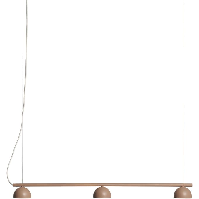Northern Blush Rail Hanglamp 3 vlammig - warm beige