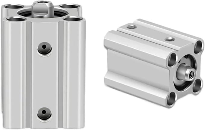 Compacte Cilinder - Dunne Cilinder - Industriële Automatisering - Dubbelwerkend Ontwerp - 32mm Boring 40mm Slag - Metaal