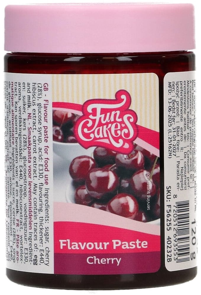 FunCakes Smaakpasta - Aroma - Kers - 120g