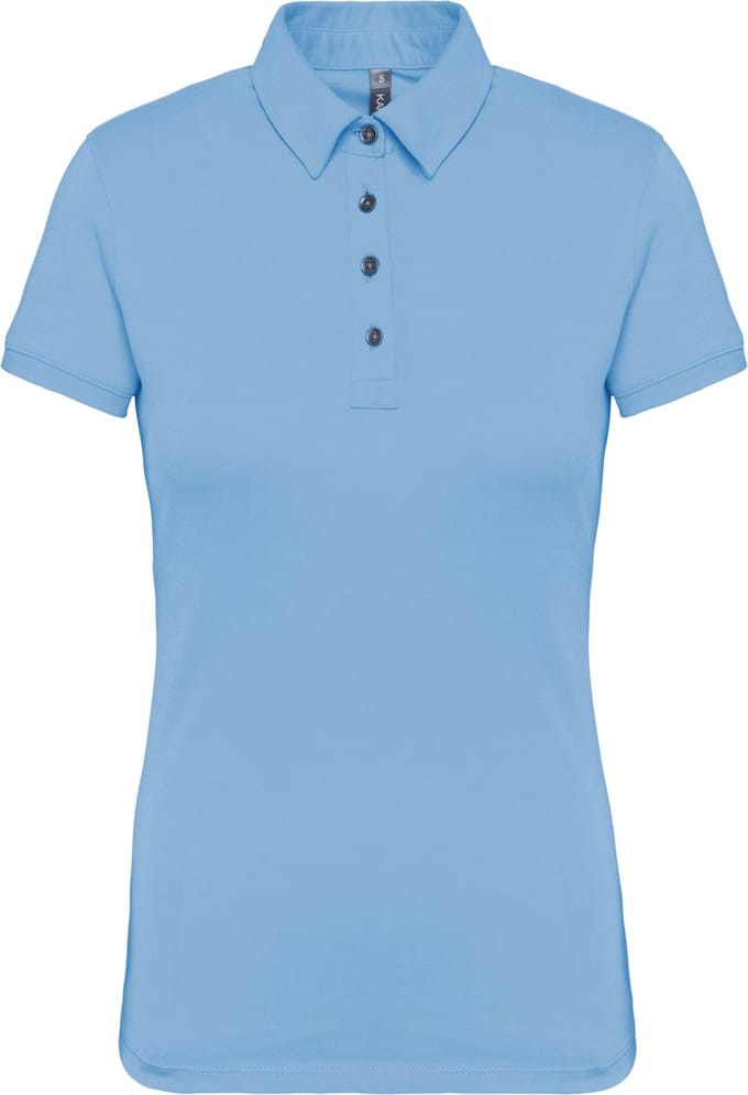 Kariban Damespolo korte mouwen van jersey K263 - sky blue - S