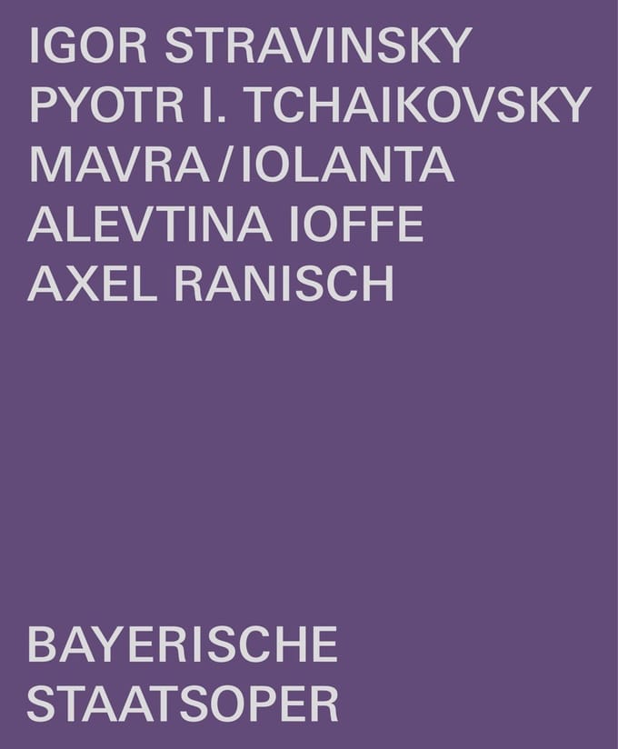 Anna El-Khashem, Bayerisches Staatsorchester - Mavra/Iolanta (Blu-ray)