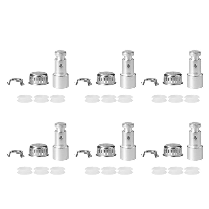 10Set Snelkookpan Accessoires Deksel Anti-blokkeerdeksel Beugel Vlotterventiel Pakking Vervanging white