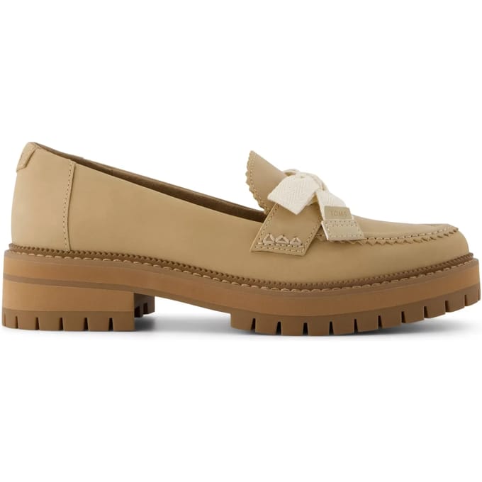 Leren damespantoffels Toms Cara Bow