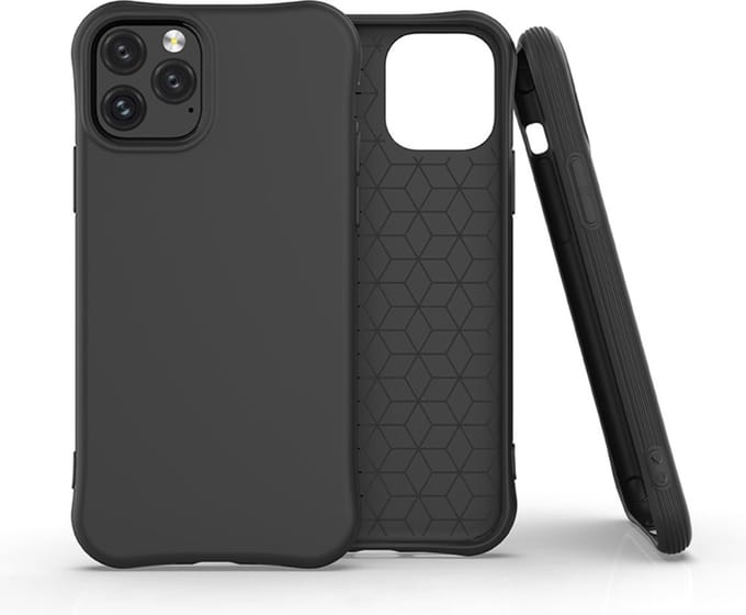 Peachy Soft case TPU hoesje geschikt voor iPhone 11 Pro - zwart
