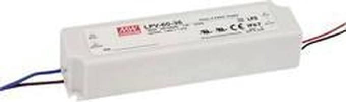 Mean Well LPV-60-5 LED-transformator Constante spanning 40 W 0 - 8 A 5 V/DC Niet dimbaar, Overbelastingsbescherming 1 s