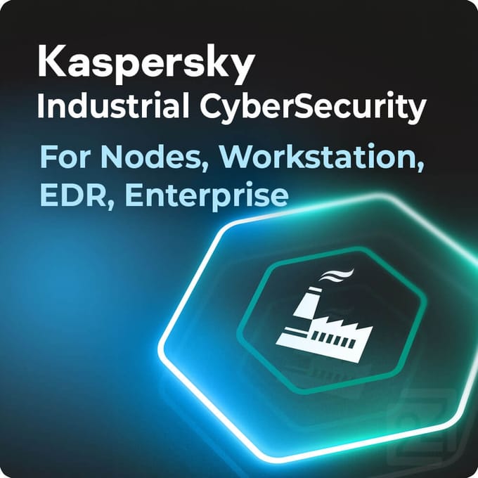 Kaspersky Industrial CyberSecurity for Nodes, Workstation, EDR, Enterprise 1 Jaar Base 1 User
