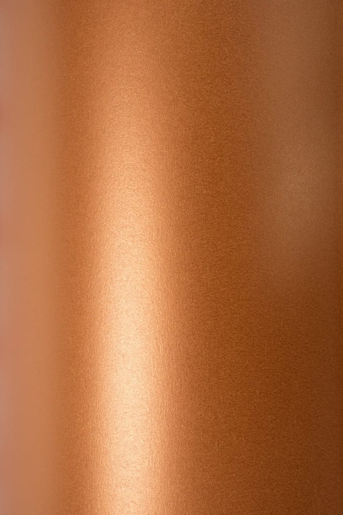 Netuno - bruin metallic papier - A4 - 21 x 29,7 cm - 10 vellen - 125 gram - Sirio Pearl Copperplate