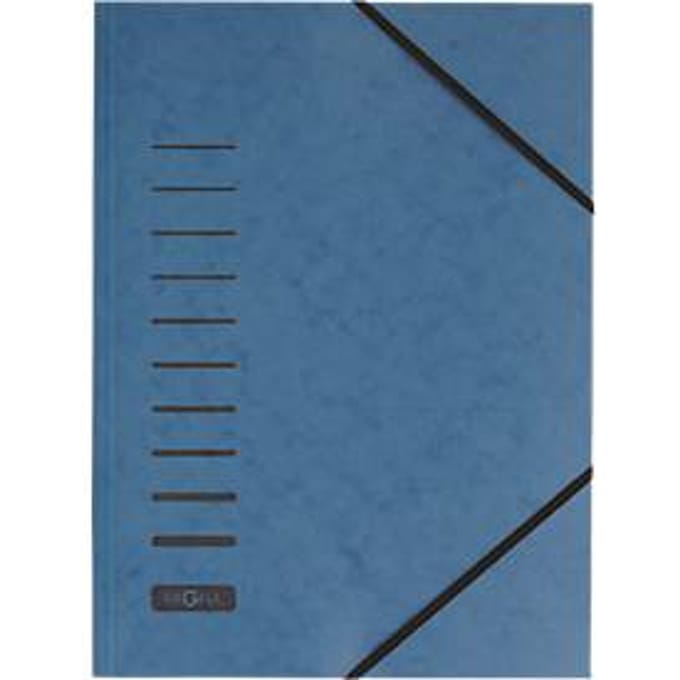 PAGNA elastomap, A4, elastieksluiting, per stuk, blauw