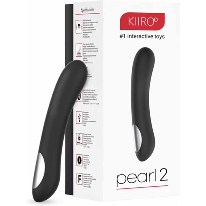 Kiiroo Pearl 2 Interactive G-Sport Vibrator – Zwart