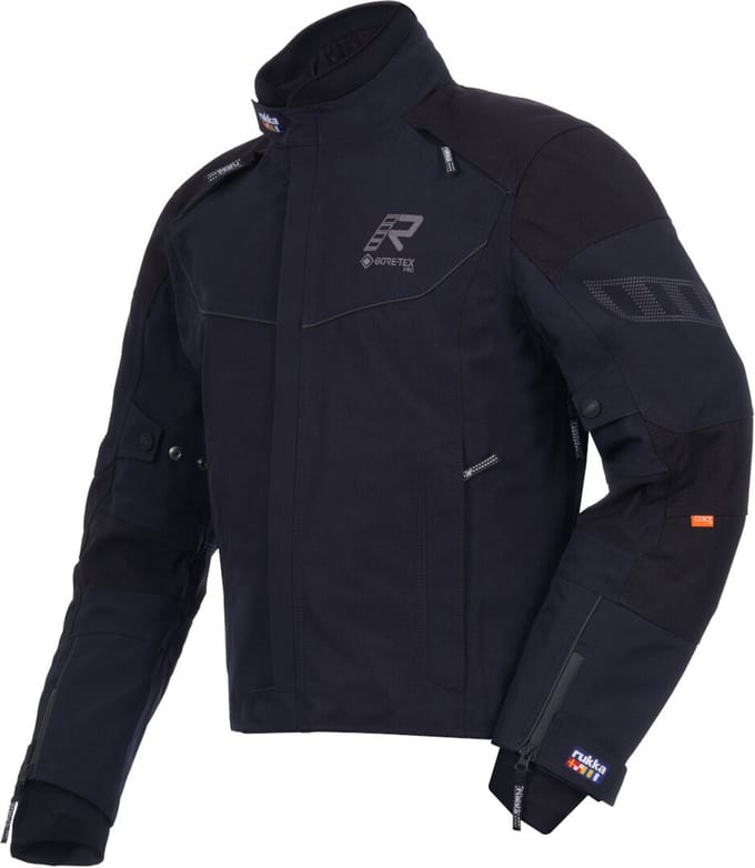 Rukka Armagate Zwart Textiele Motorjas - Jas
