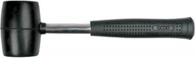 Topex - Rubberen Hamer - 450g - Metalen Steel - Ergonomische Handgreep
