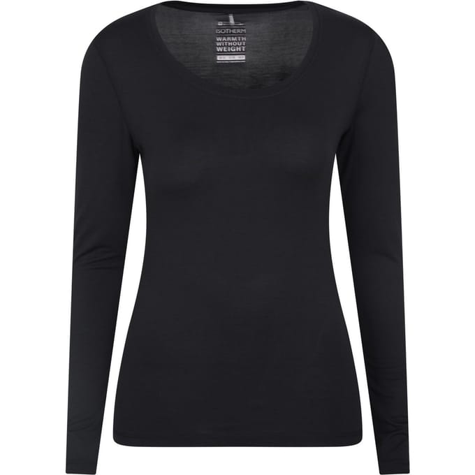 Mountain Warehouse Dames/Dames Keep The Heat Thermo Top (Zwart)