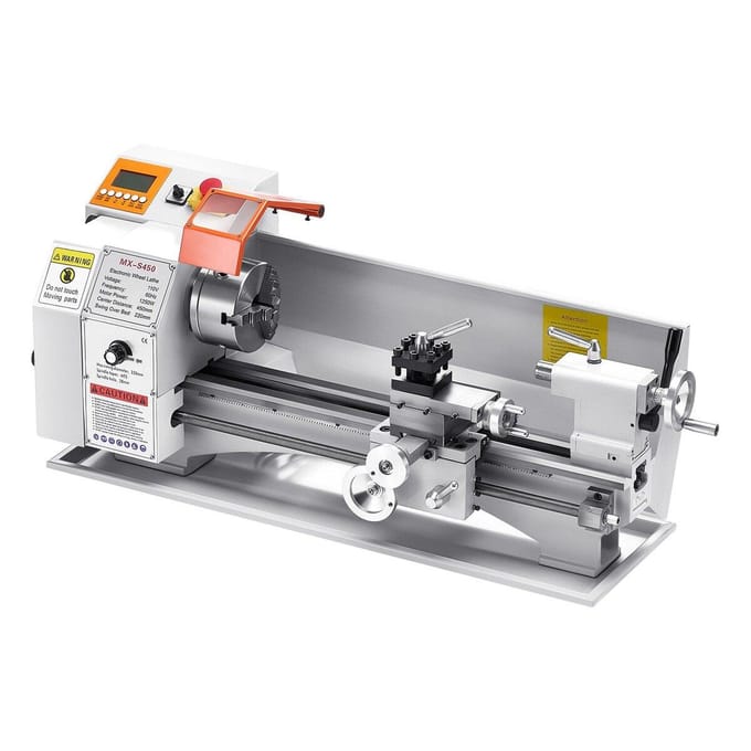 Metaaldraaibank Machine 8,7 x 18 inch Werkbank Kracht Metaaldraaibank Automatische Toevoer