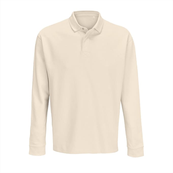 SOL'S Unisex Polo Collar Sweatshirt Heritage L03990 - Off White - S