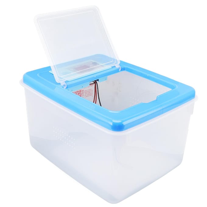 Elektrische Kippenbroedmachine Waterbed Eieruitbroedmachine voor Kwartels Vogels Gans white