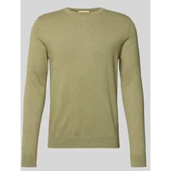 Regular fit pullover van puur katoen, model 'BERG'