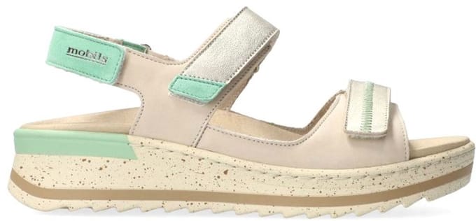 Mephisto Mobils Elora - dames sandaal - Taupe - maat 42 (EU) 8 (UK)