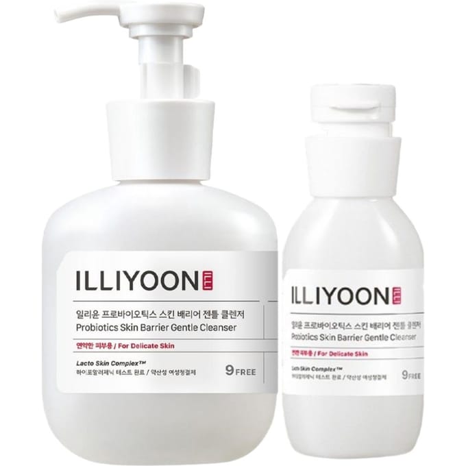 Illiyoon Probiotica Milde Reiniger Zuiverende Dagelijkse Intieme Hygiëne 300ml + 100ml Set white
