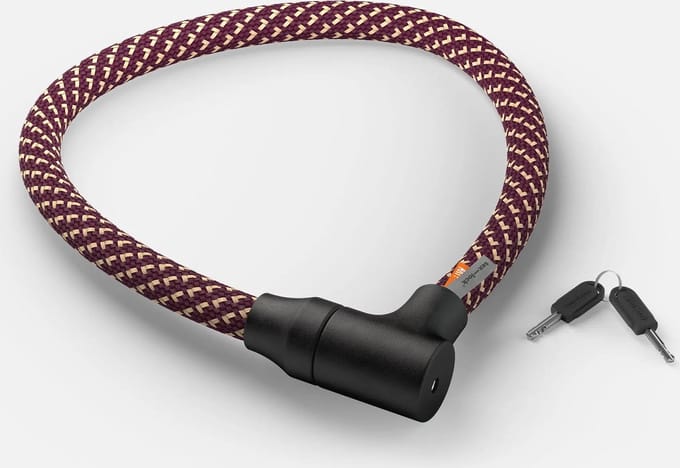 Tex-lock Orbit Kabelslot chateau rood 100cm