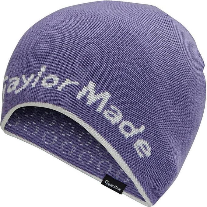TaylorMade Reversable Ladies Beanie - Paars Wit