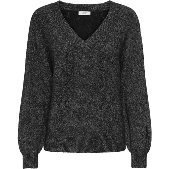 Jacqueline de Yong Jdyaspen life ls v-neck pullover knt dessin