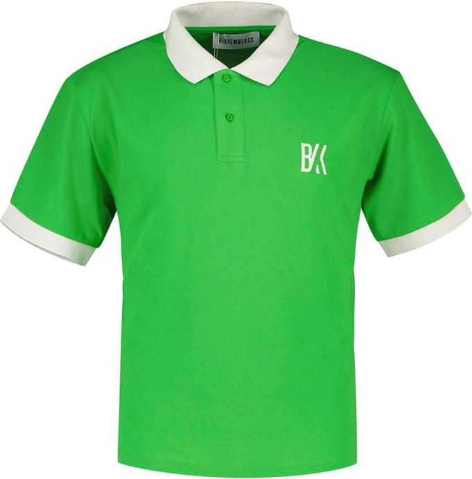 Bikkembergs Bmt0942 Korte Mouw Poloshirt Groen S Man