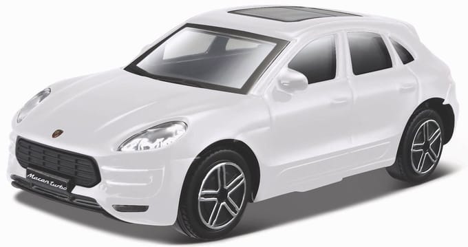 Bburago Porsche Macan - Modelauto - Schaal 1:43 - Wit