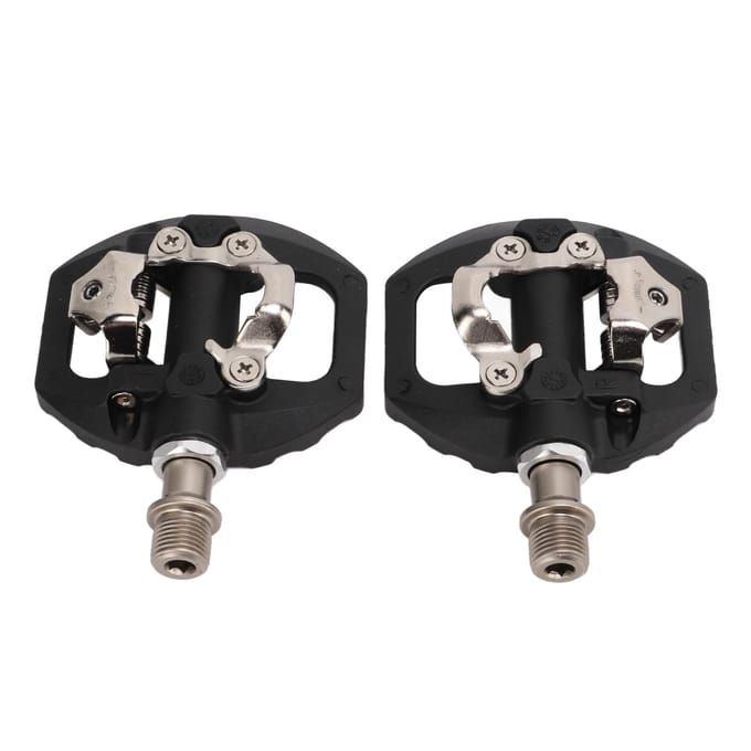 Dubbelzijdig Platform Multi-Use Pedaal voor SPD Mountainbike Fiets Afgedichte Clipless Pedalen met black