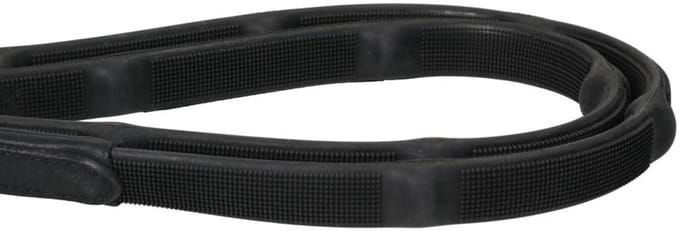 Horsegear Teugels Horsegear Hgsoft Rubber Zwart