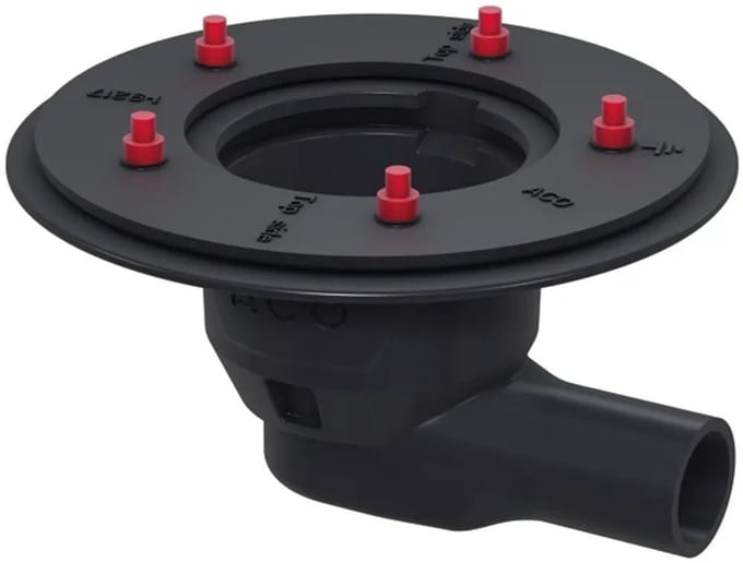 Aco Afvoerlich.360x180mm DN50,1,5° m.prssdicht.Geprimer.