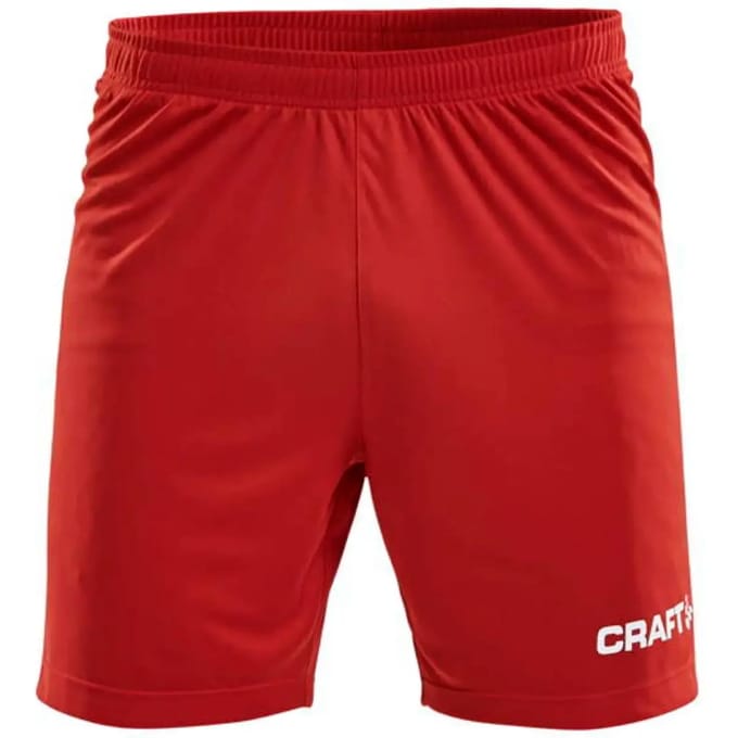 Craft Squad Short Solid Heren Sportbroek - Maat L  - Mannen - rood/wit