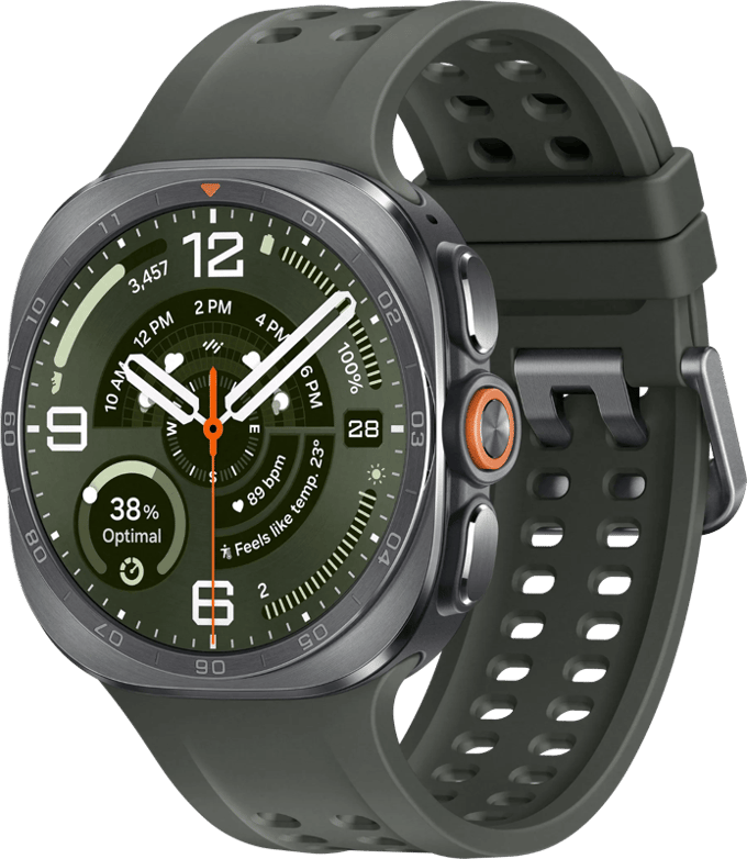Samsung Galaxy Watch Ultra 2 LTE Titanium Zilver/Groen 47mm