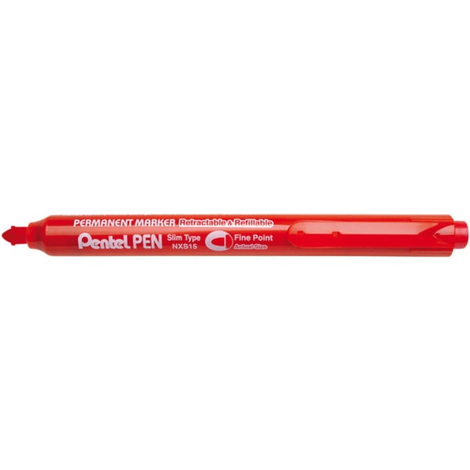 Viltstift Pentel NXS15 1mm rood