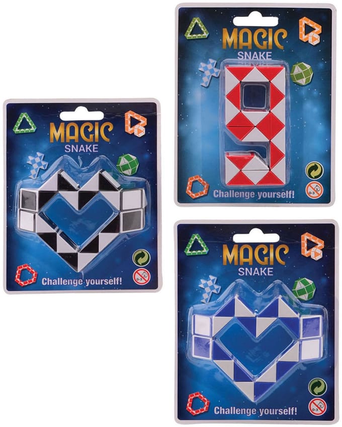 Johntoy Magische Slangenpuzzel - Assorti