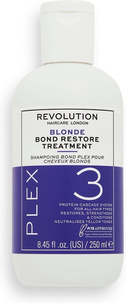 Haarverzorging Blond Plex 3 Bond Restore Treatment Herstellende behandeling voor blond haar 250ml