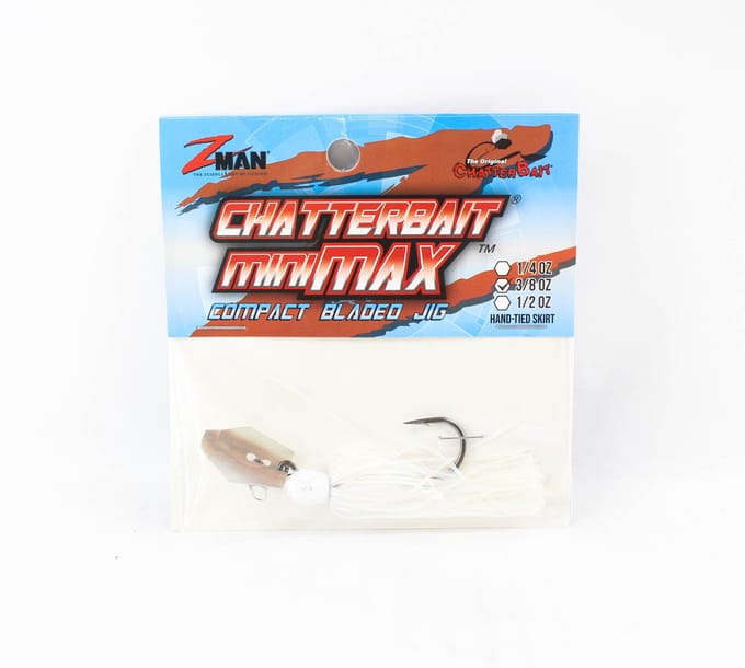 Zman Chatterbait Mini Max Zinkend Kunstaas 3/8 Oz Pearl Ghost (8859)