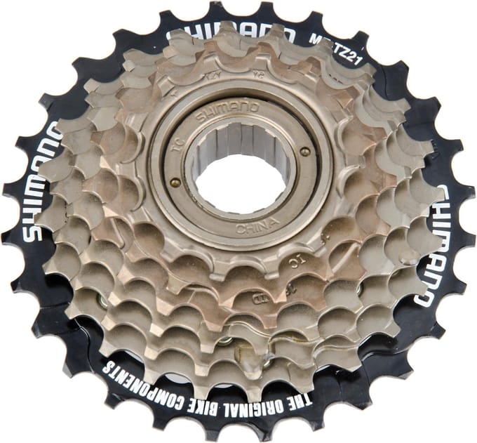 Shimano Cassette Freewheel Mf-tz500 7s 14-28t Staal Zilver