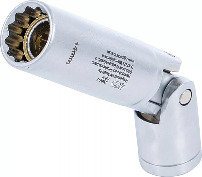 BGS Cardan bougieDopsleuteldop twaalfkant - 3/8 - 14 mm